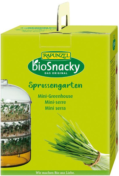 Produktfoto zu Sprossengarten biosnacky das Original Rapunzel