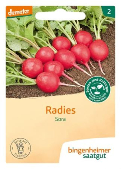 Produktfoto zu Radieschen "Sora" 7g Bingenheimer Saatgut