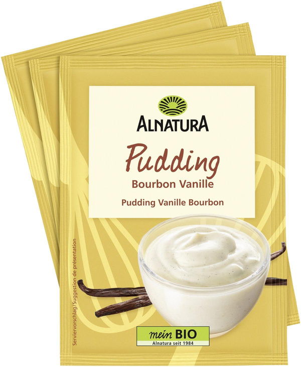 Produktfoto zu Vanillepudding 3x40g Alnatura