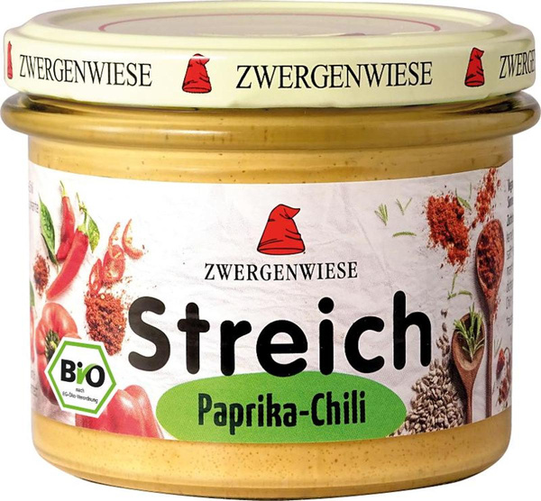 Produktfoto zu Streich Paprika Chili 180g Zwergenwiese