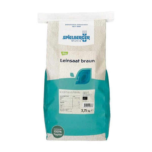 Produktfoto zu Leinsaat braun 3,75kg Spielberger Mühle