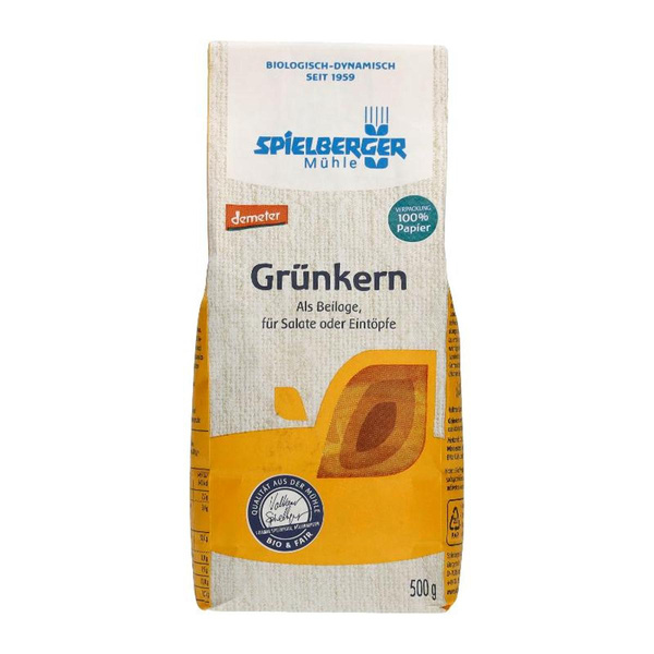 Produktfoto zu Grünkern demeter 500g Spielberger