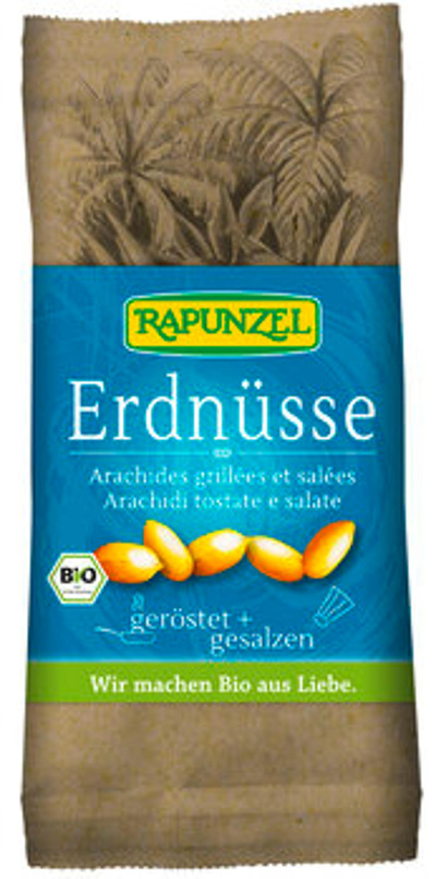 Produktfoto zu Erdnüsse geröstet & gesalzen 75g Rapunzel