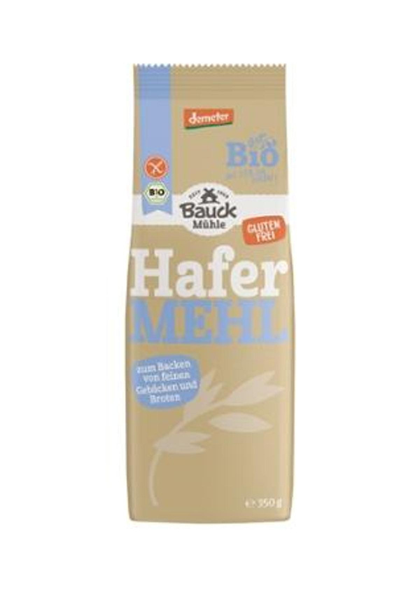 Produktfoto zu VPE Hafermehl Vollkorn glutenfrei 6x350g Baukhof