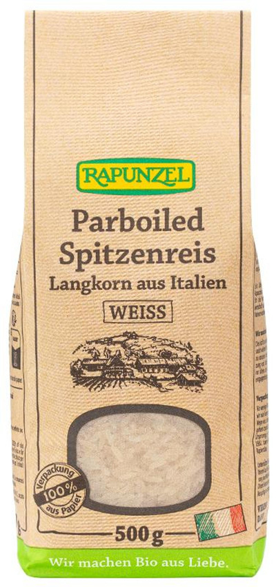 Produktfoto zu Parboiled Spitzenreis Langkorn weiß 500g Rapunzel