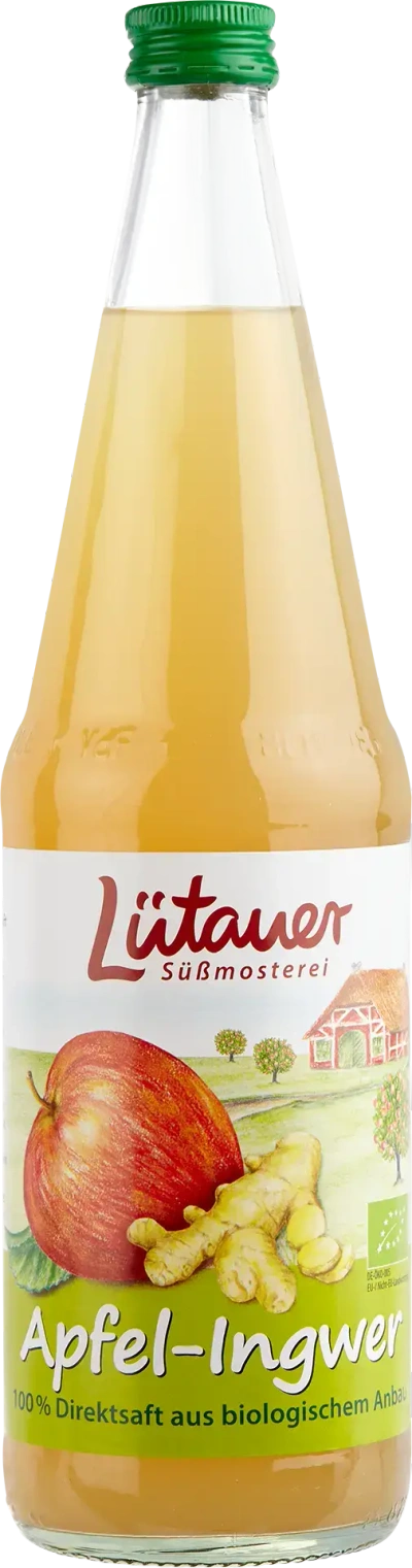 Produktfoto zu VPE Apfel Ingwer Saft 6x0,7l Lütauer