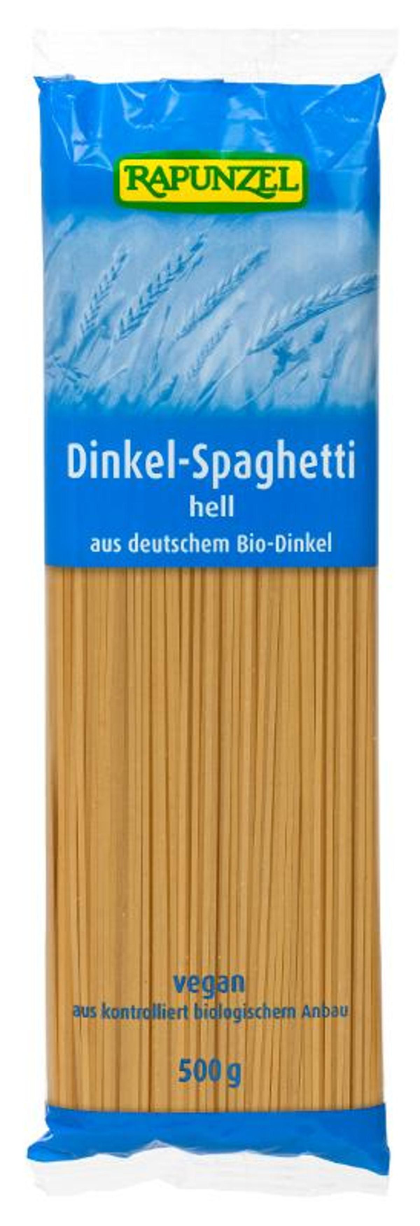 Produktfoto zu Dinkel-Spaghetti hell 500g