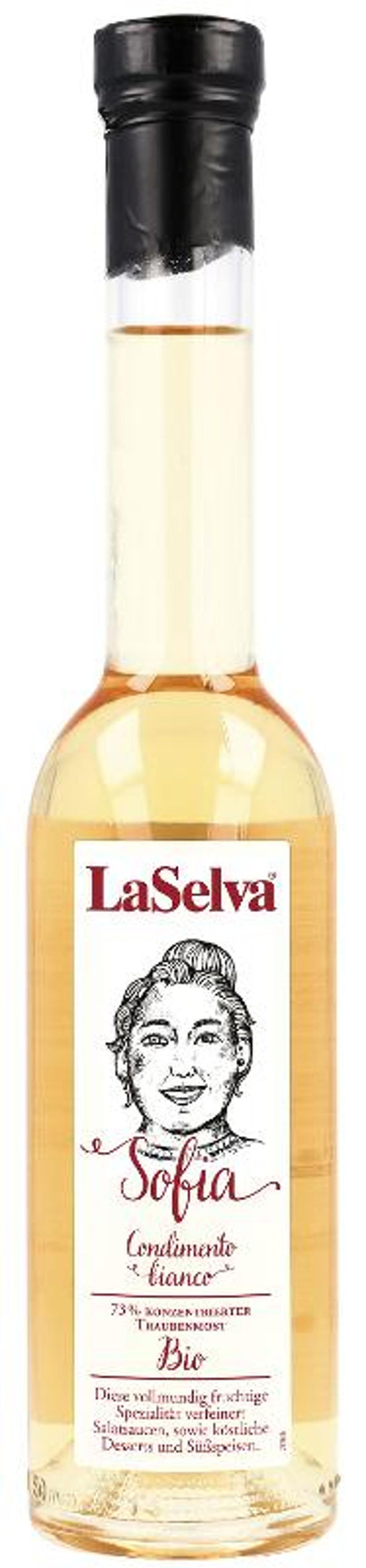 Produktfoto zu Sofia Condimento Bianco (weißer Balsamico) 250ml LaSelva