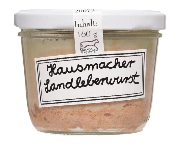 Produktfoto zu Hausmacher Leberwurst im Glas 180g Schröder´s