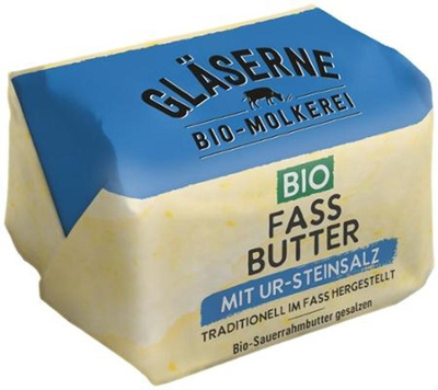 Produktfoto zu VPE Fassbutter Sauerrahm gesalzen 10x250g Gläserne Molkerei