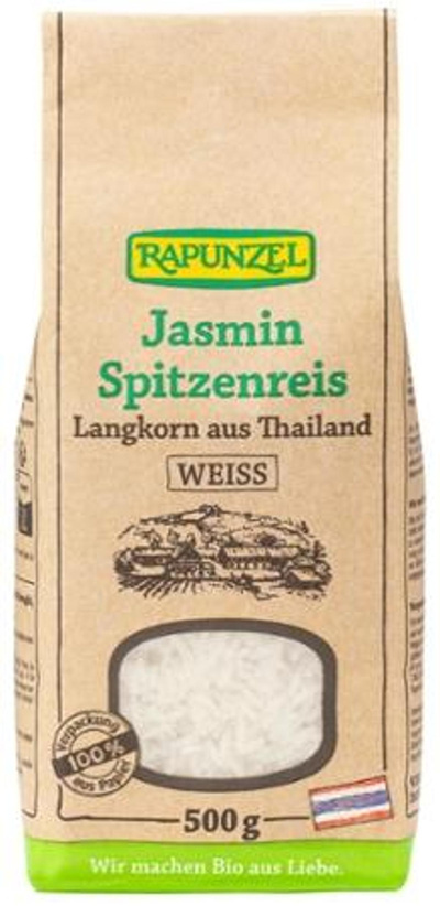 Produktfoto zu Jasmin Spitzenreis Langkorn aus Thailand 500g Rapunzel