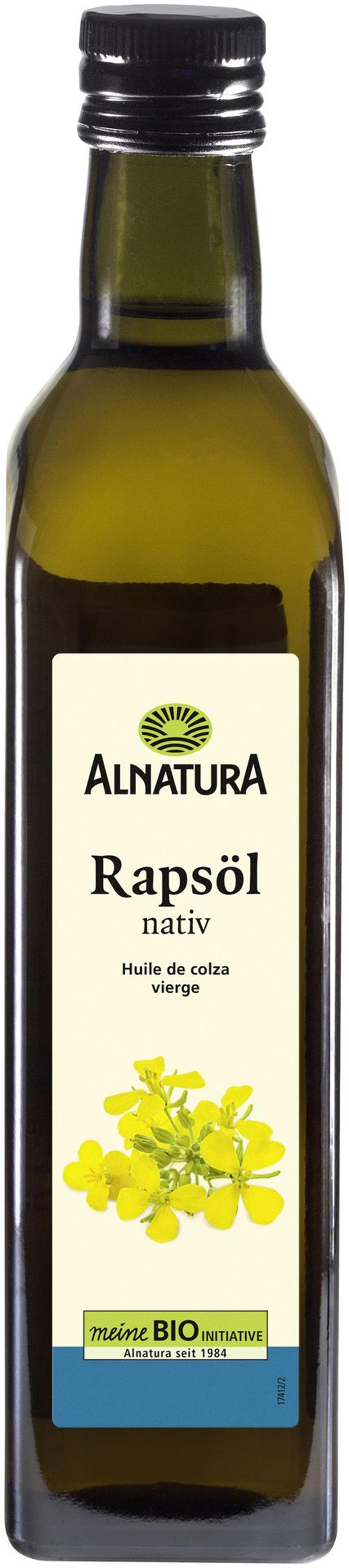 Produktfoto zu Rapsöl nativ 500 ml Alnatura