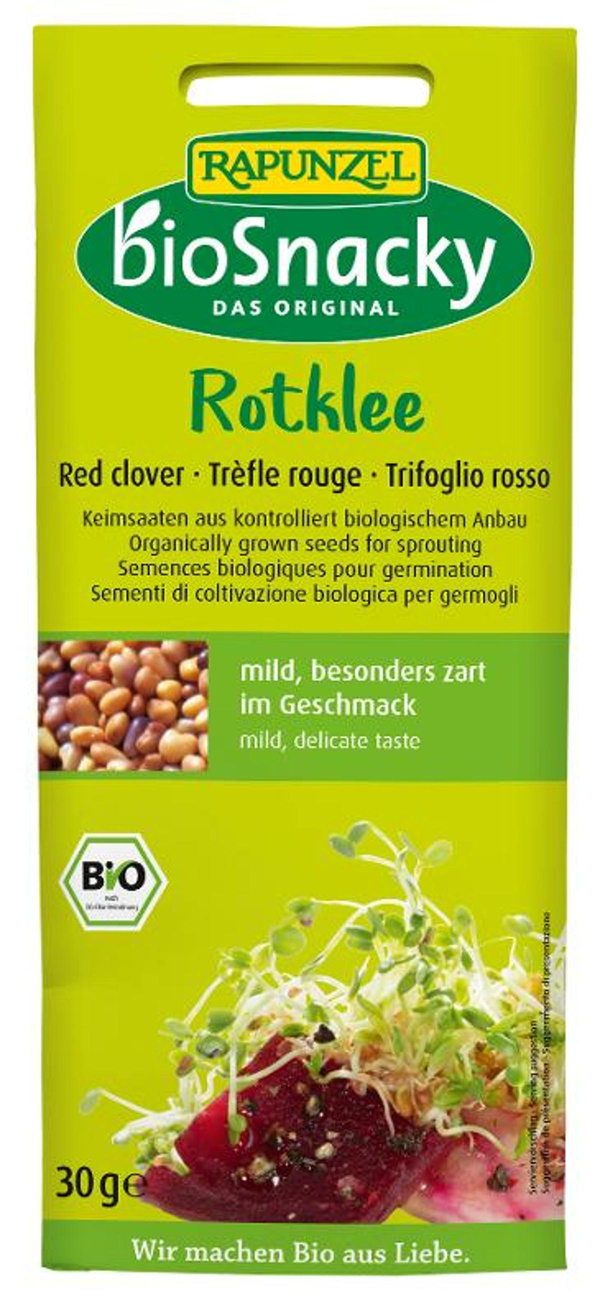 Produktfoto zu Keimsaat Rotklee 30g bioSnacky Rapunzel