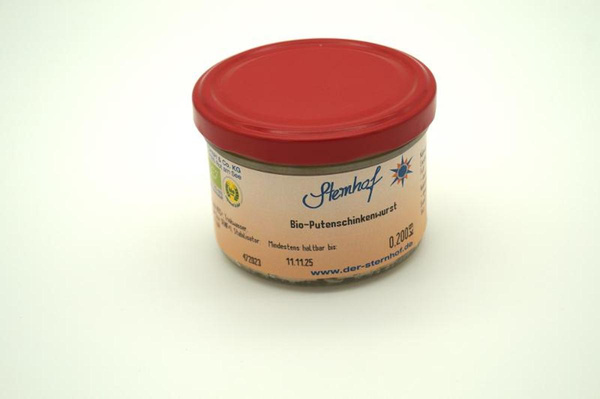 Produktfoto zu Putenschinkenwurst 200g Sternhof Mack