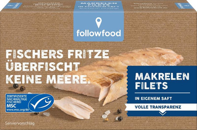 Produktfoto zu Makrelen Filets in Rapsöl 125g Followfood