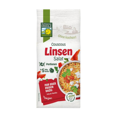 Produktfoto zu Couscous Linsen Salat 165g Bohlsener Mühle