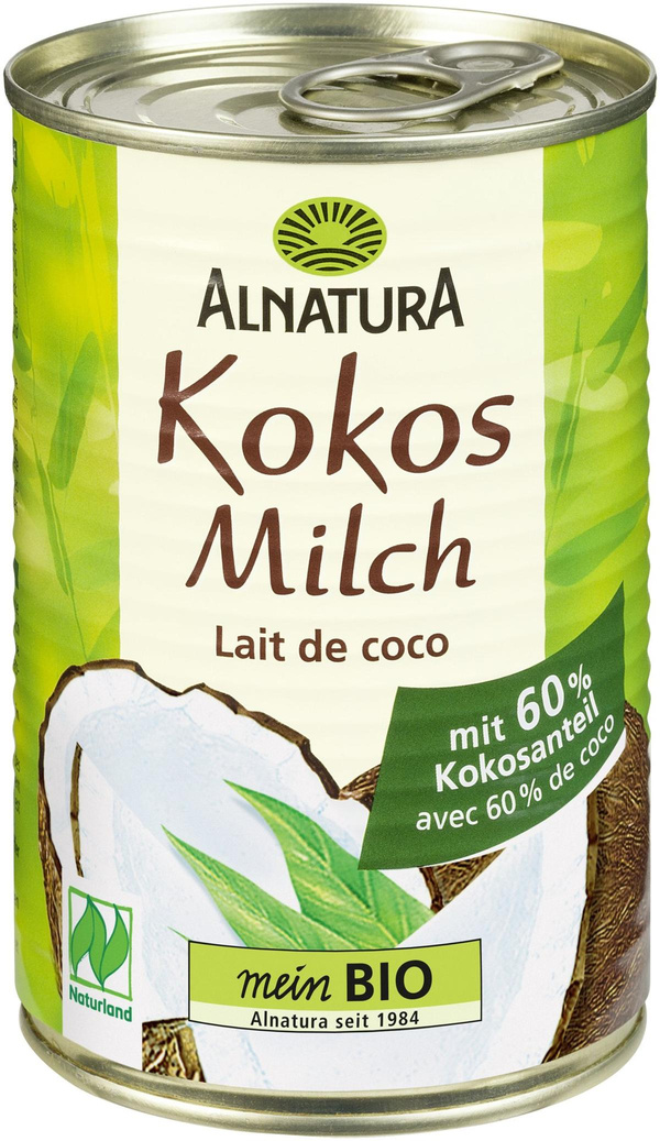 Produktfoto zu Kokosmilch 400 ml Alnatura