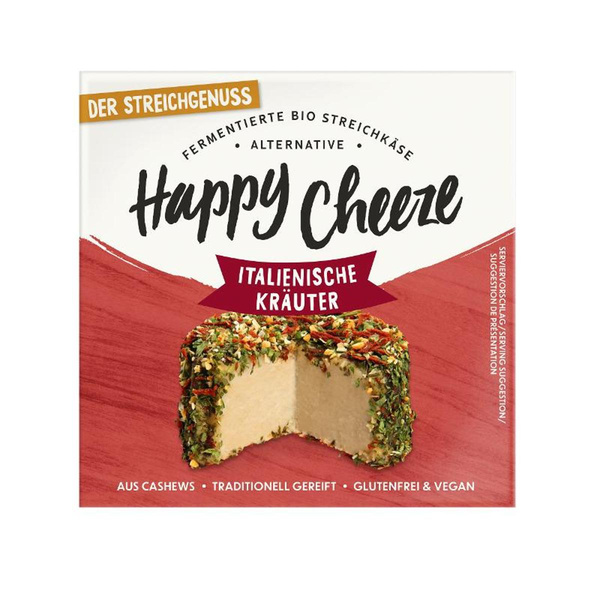Produktfoto zu Happy Cashew italienische Kräuter 100g Happy Cheeze
