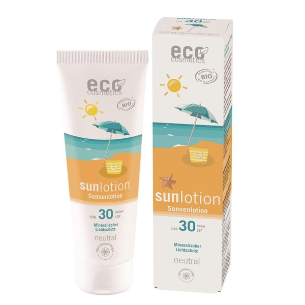 Produktfoto zu Sonnenlotion LSF 30 neutral 125ml eco cosmetics
