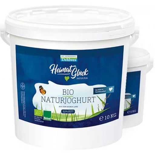 Produktfoto zu Naturjoghurt 3,5% Fett 5kg Hofmolkerei Dehlwes