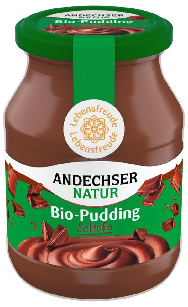 Produktfoto zu VPE Schoko Pudding 6x500g Andechser Natur