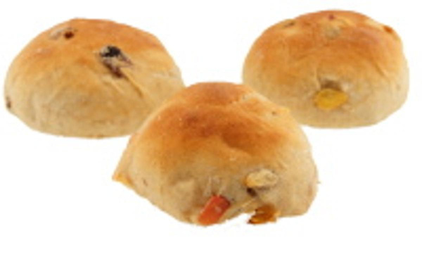 Produktfoto zu Apfel-Rosinenbrötchen 80g Hofbäckerei Johannleweling