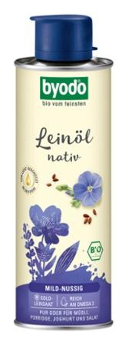 Produktfoto zu Leinöl nativ 250ml byodo