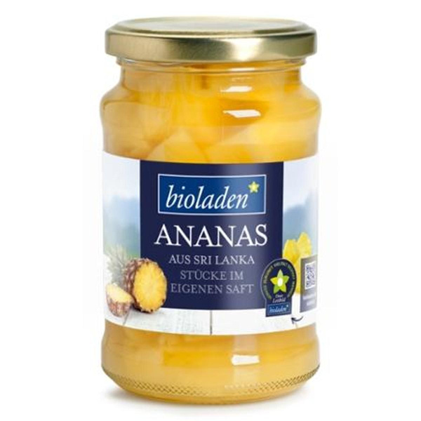 Produktfoto zu VPE b*Ananasstücke im eigenen Saft 6x370ml bioladen