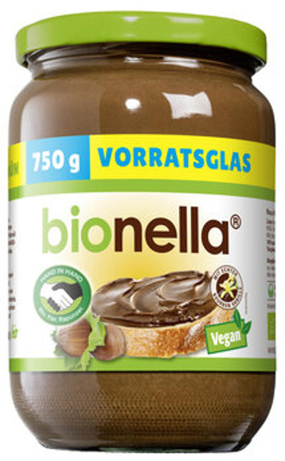 Produktfoto zu Nuss Nougat Creme Bionella 750g Rapunzel