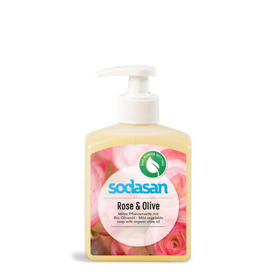 Produktfoto zu Flüssigseife Rose Olive 300ml Sodasan