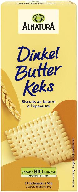 Produktfoto zu Dinkel Butterkeks 150g Alnatura