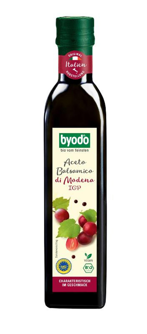 Produktfoto zu Balsamico Essig dunkel 0,5l byodo