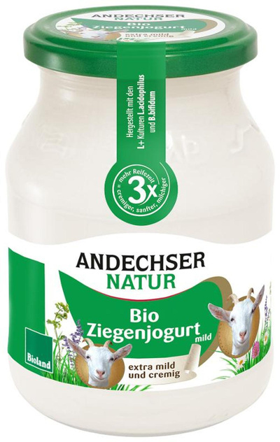 Produktfoto zu VPE Ziegenjoghurt natur 6x500g Andechser