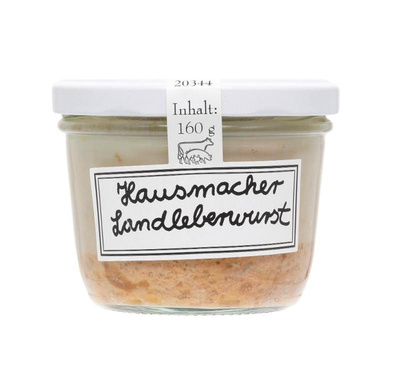 Produktfoto zu Hausmacher Leberwurst im Glas 180g Schröder´s