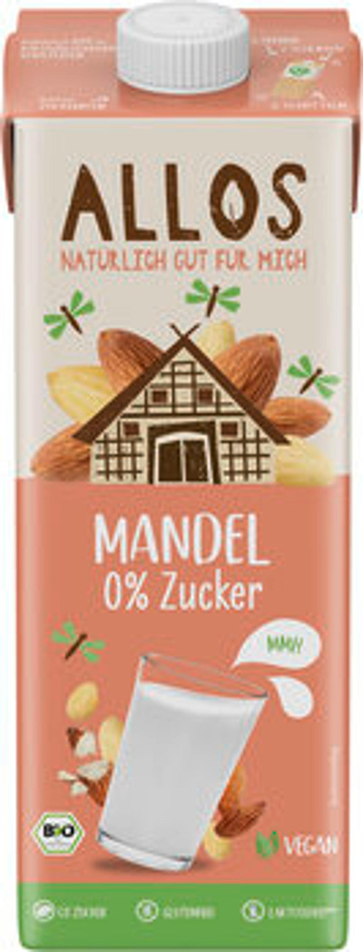 Produktfoto zu VPE Mandel Drink naturell 6x1 l Allos