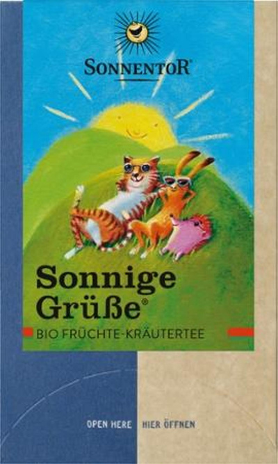 Produktfoto zu Sonnige Grüße 18 TB 45g Sonnentor