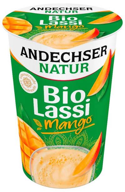 Produktfoto zu Lassi Mango 3,5 % 250g Andechser
