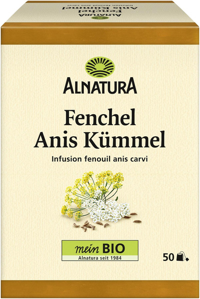 Produktfoto zu Fenchel Anis Kümmel Tee (50TB) 112,5 g Alnatura