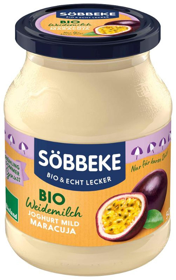 Produktfoto zu Joghurt Maracuja 3,85% 500g Söbbeke