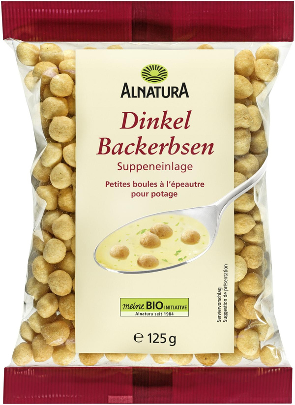 Produktfoto zu Dinkel Backerbsen 125g Alnatura