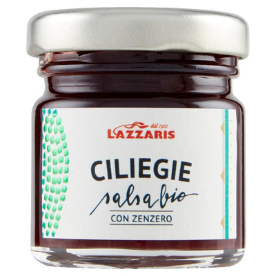 Produktfoto zu Kirsche & Ingwer Sauce 40g Lazzaris