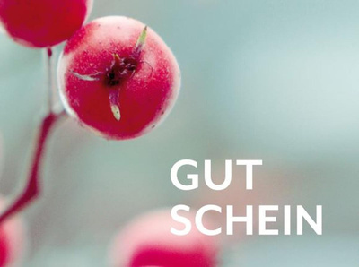 Produktfoto zu Geschenkgutschein "Zierapfel" 75€