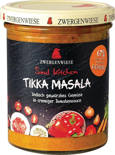 Produktfoto zu Soul Kitchen Tikka Masala 370g Zwergenwiese