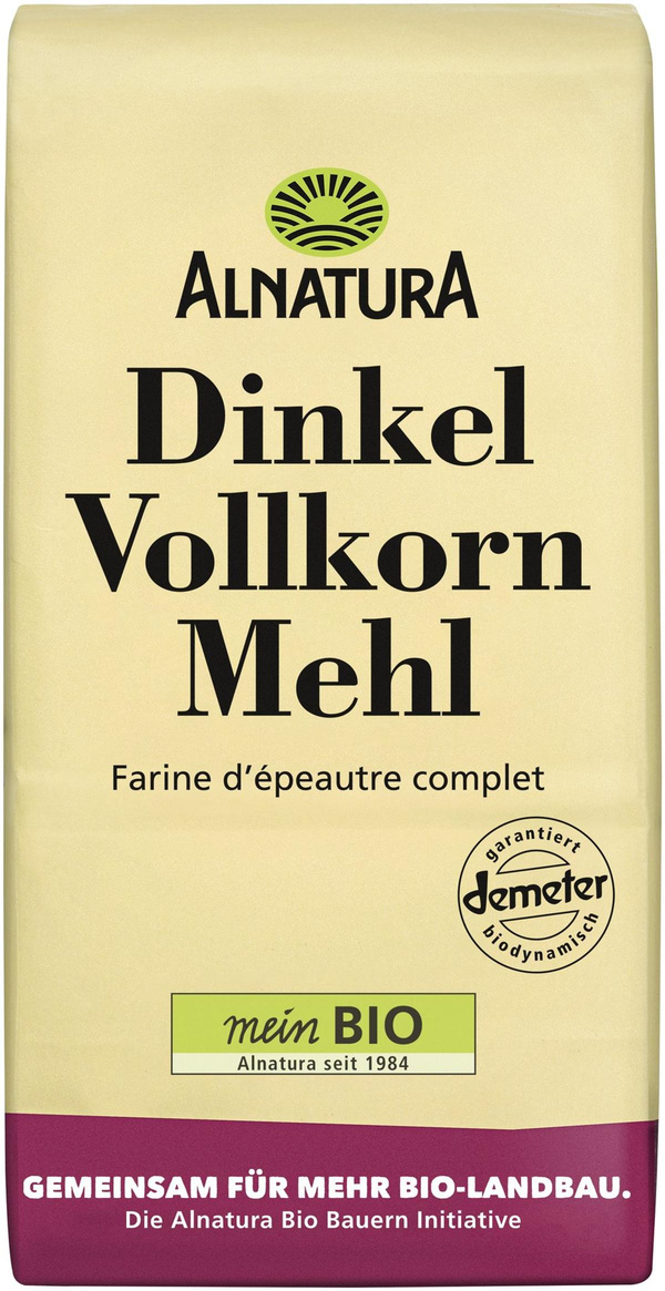 Produktfoto zu Dinkel Vollkornmehl 1kg Alnatura