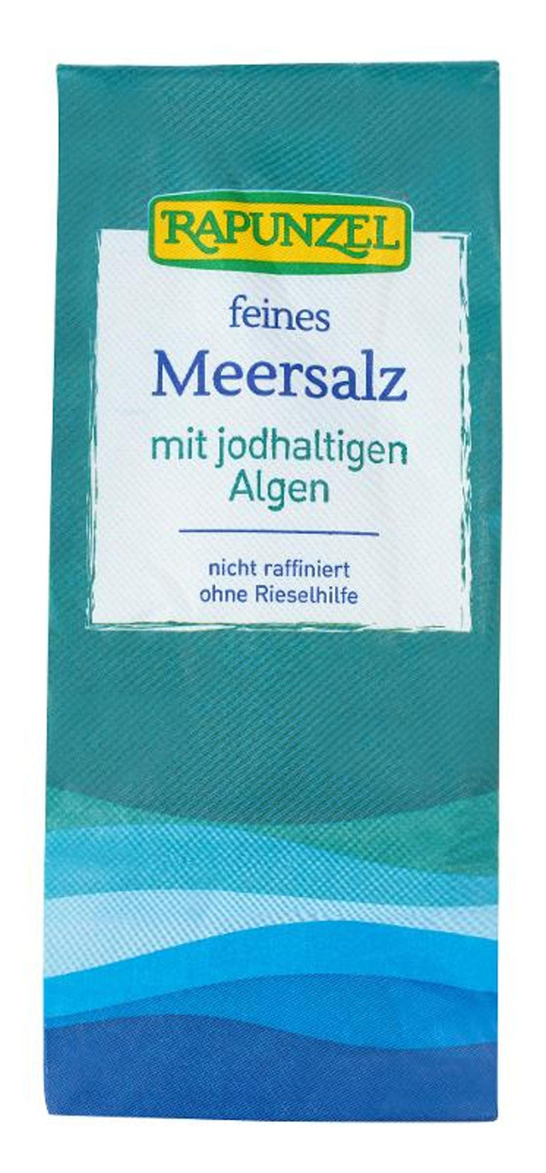 Produktfoto zu VPE Meersalz mit jodhaltigen Algen 8x500g Rapunzel