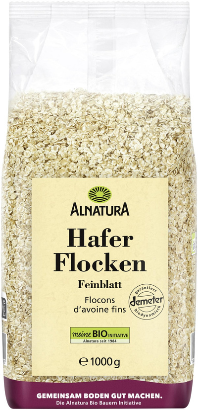 Produktfoto zu Haferflocken Feinblatt 1 kg Alnatura