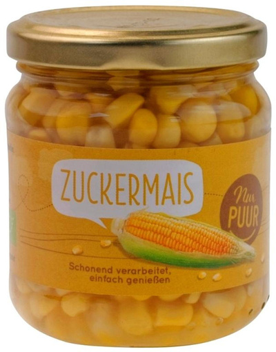 Produktfoto zu VPE Zuckermais 6x200g Demeter Nur Puur