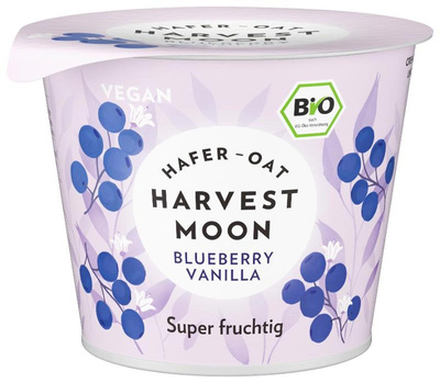 Produktfoto zu Hafer Joghurtalternative Blueberry Vanilla 275g Harvest Moon