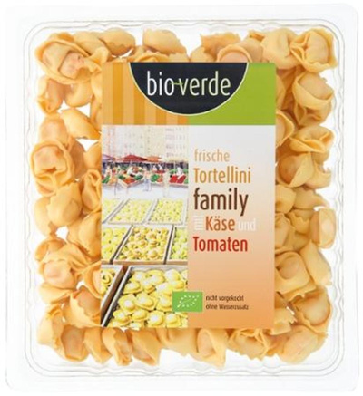 Produktfoto zu Tortellini Family Pack Käse und Tomaten 400g bio-verde