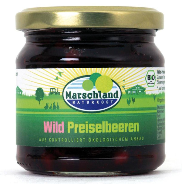 Produktfoto zu Wild Preiselbeeren 220g Marschland